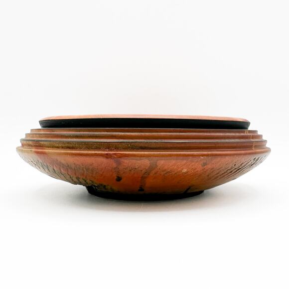 Tasmanian Turned Wood Bowl Ancient Huan Pine Birds Eye The Mobile Prickle Farm - Picture 10 of 13